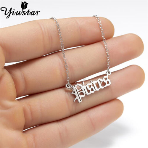 Load image into Gallery viewer, Star Sign Necklace
